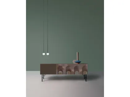 Madia minimalista a tre ante senza maniglia 103 di Icon's