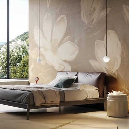 Carta da parati floreale Ashai di Instabilelab