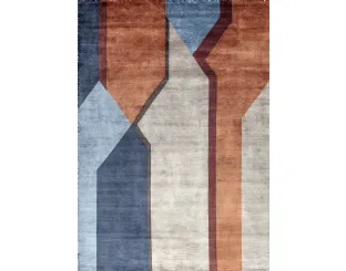 Tappeto realizzato in fibra di bamboo annodato a mano disponibile in più varianti Composizioni di Sirecom