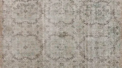 Tappeto antico rigenerato Groupie Old Grey di Sirecom