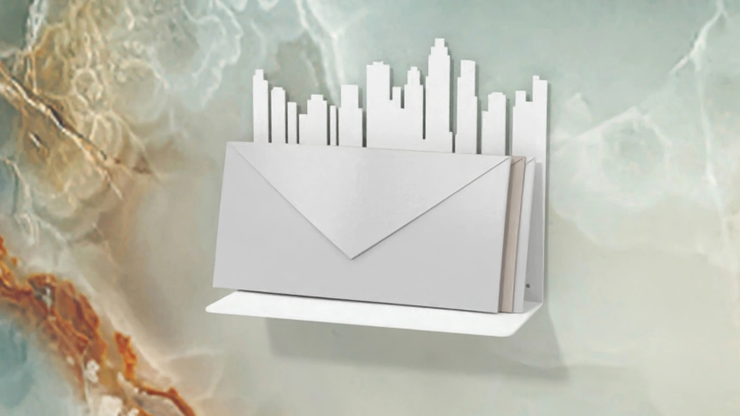 Mensola magnetica Skyline di Pintdecor