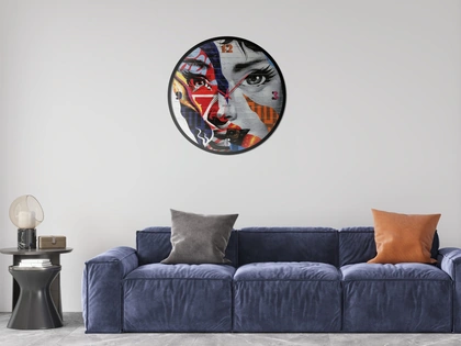 Orologio tondo 03 di Pintdecor