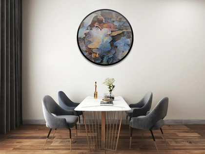 Quadro tondo 01 di Pintdecor