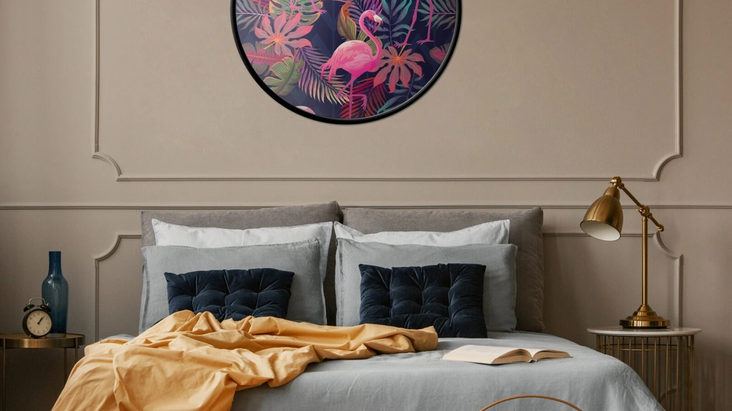 Quadro tondo 02 di Pintdecor