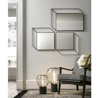 Specchi Sguardo con cornice in metallo di Target Point