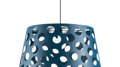 Lampada con paralume in metallo Bolle Sospensione di Midj