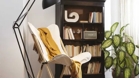 Lampada da terra Wally in letallo verniciato con braccio articolato regolabile di Ideal Lux