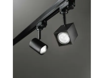 Lampada a sospensione Mouse and Spot Track in metallo con diffusore orientabile di Ideal Lux