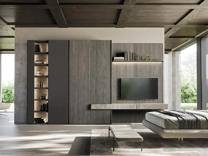 Armadio con ante battenti Comp N08A di Mobilgam