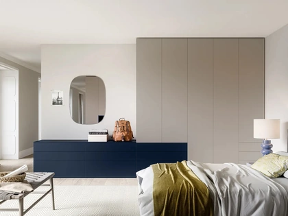 Armadio con ante battenti Plana Push di Dielle Modus