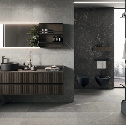 Mobile da Bagno sospeso Modo Project 09 in Rovere Cacao di Arrital