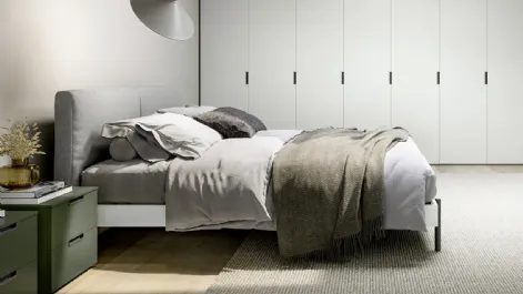 Comodino in laccato opaco Logic di Dielle Modus