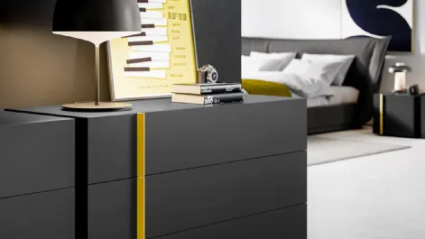 Comò Shape laccato opaco di Dielle Modus