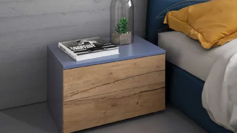 Comodino Start in melaminico e laccato opaco di Clever