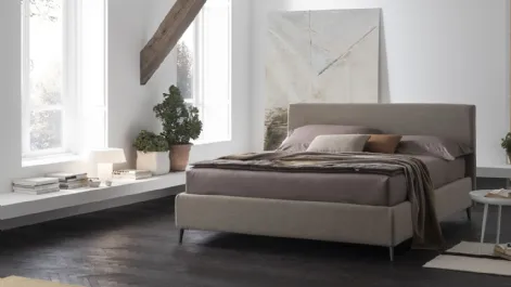 Letto in tessuto con box contenitore Benny di V&Nice