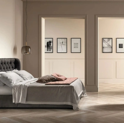 Letto con testiera Gem di Bside