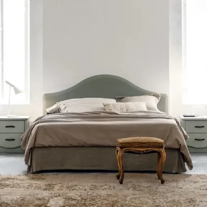 Letto matrimoniale Gendarme in legno laccato di Callesella