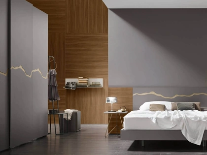 Letto Flash con testiera di Maronese