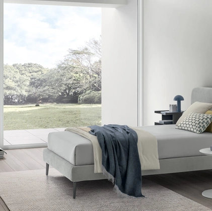 Letto in tessuto Benny di V&Nice