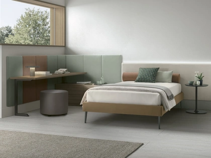 Letto imbottito Boiserie di V&Nice