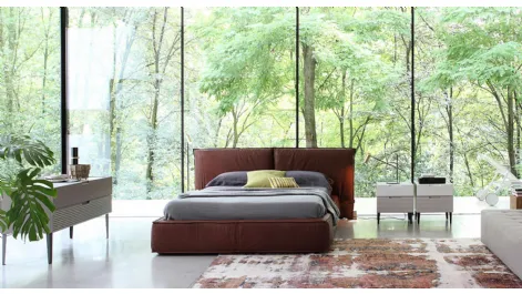 Letto imbottito Zero16 di Devina Nais