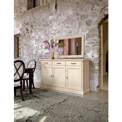 Madia in legno a 3 ante e 3 cassetti Galizia di Tonin Casa 