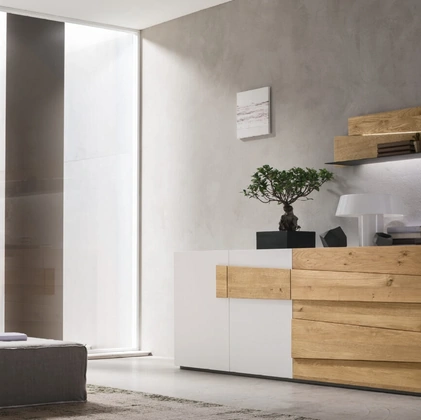 Madia Scuderia 02 in legno e laccato di Maronese