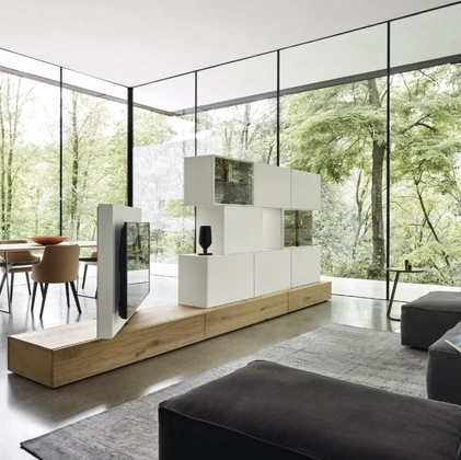 Mobile Porta Tv Tv Units Roto Lampo di Sangiacomo