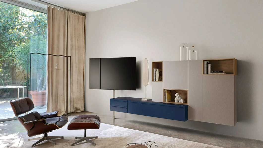 Mobile Porta Tv Tv Video in laccato di Sangiacomo