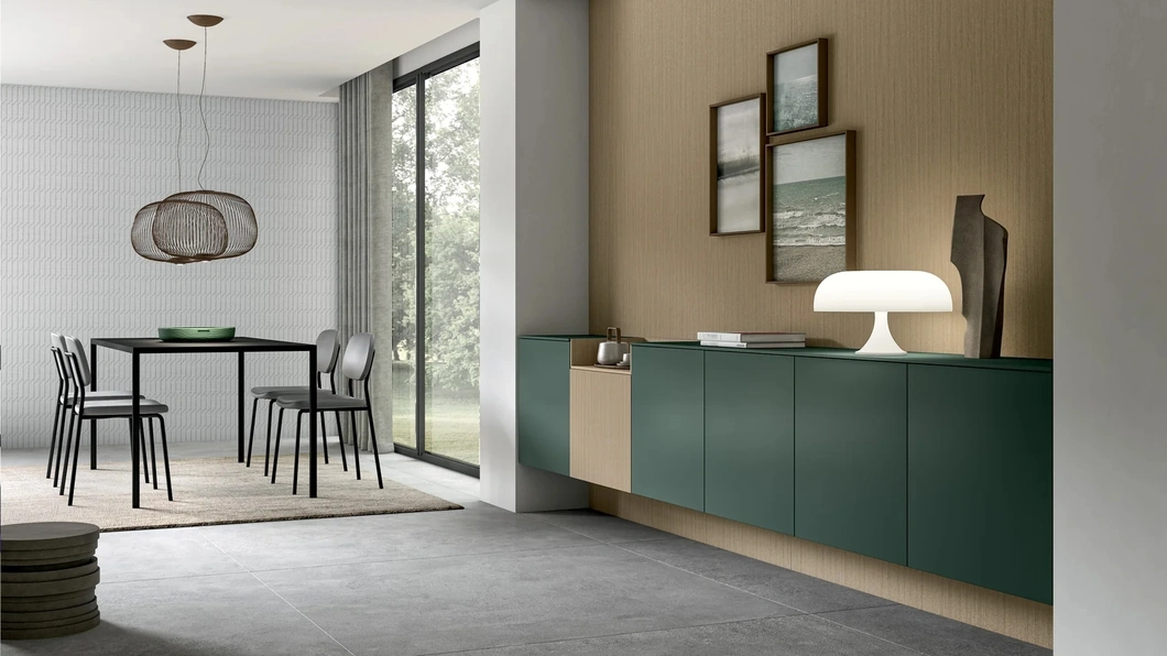 Mobile sospeso Living Glass di Arredo3