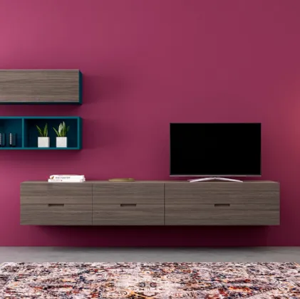 Mobile sospeso Living Zero 16 L18 in legno di Devina Nais