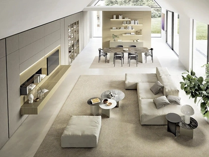 Parete Attrezzata Domino Boiserie 02 di Sangiacomo