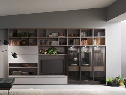 Parete Attrezzata Sistema Spalla Comp SA2217 di Maronese