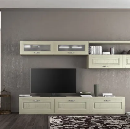 Parete Attrezzata in legno Verona IV di Arredo3
