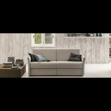 Divano Letto lineare Ely in tessuto di ZG Mobili