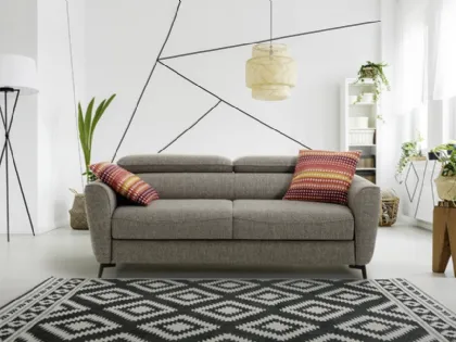 Divano Letto lineare in tessuto London di Astor poltrone e divani
