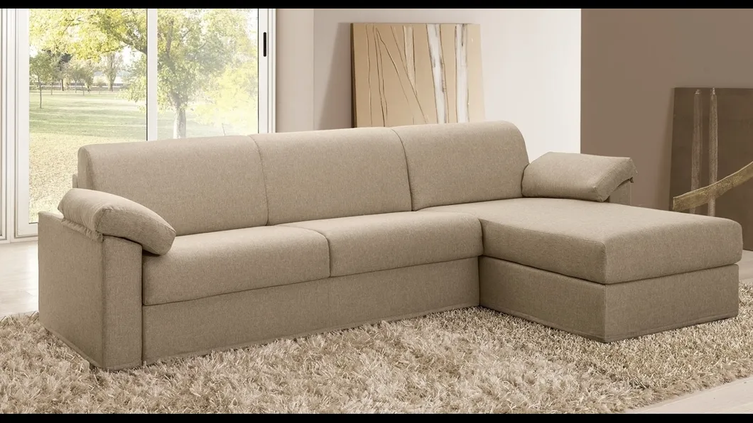 Divano Letto Happy con penisola di ZG Mobili