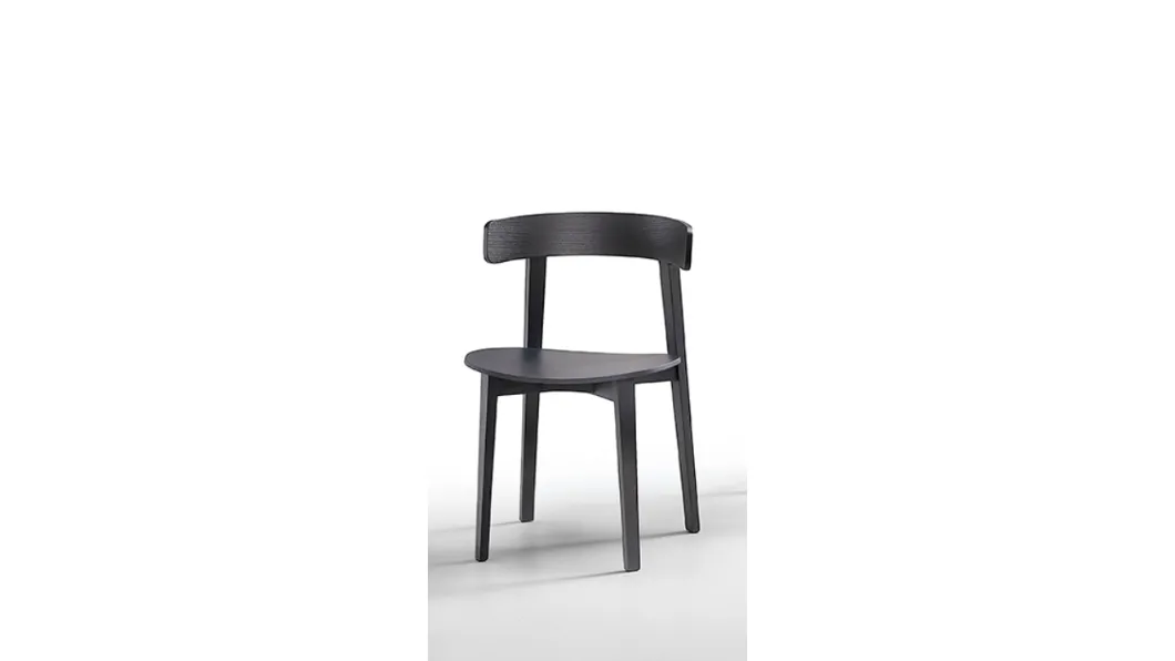 Sedia in legno Maya S L LG di Midj