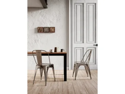 Sedia Seven in metallo verniciato di Arredo3