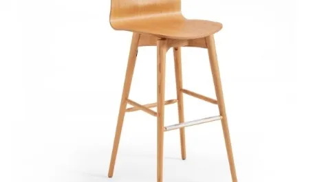 Sgabello in legno Liù LR LG di Midj