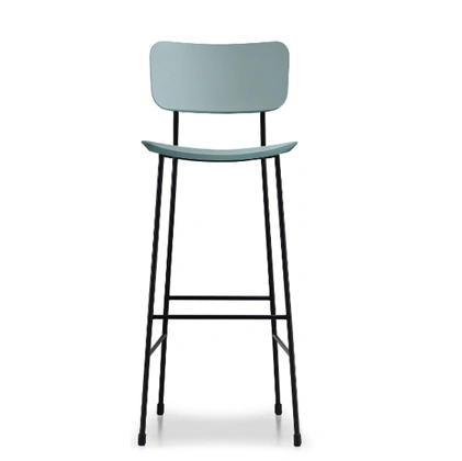 Sgabello in cuoio Master di Midj