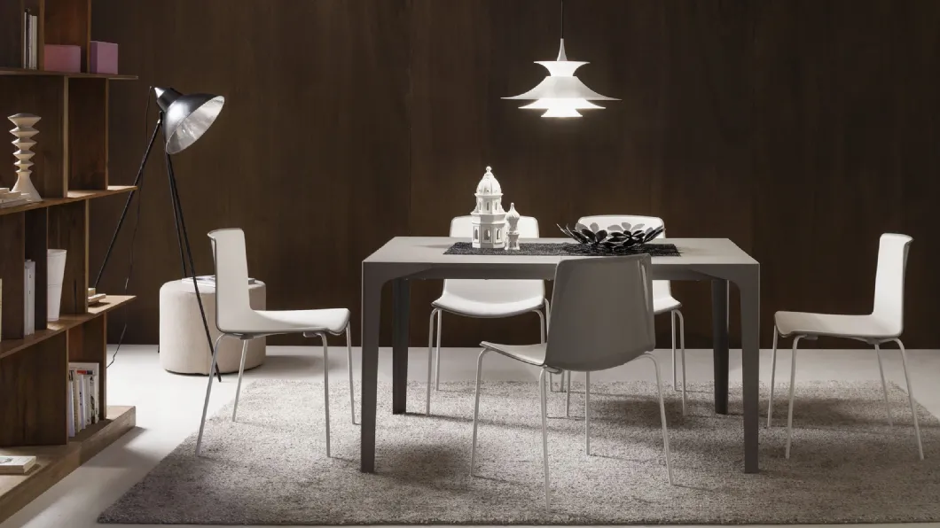 Tavolo moderno allungabile Ettore in laminato di La Primavera