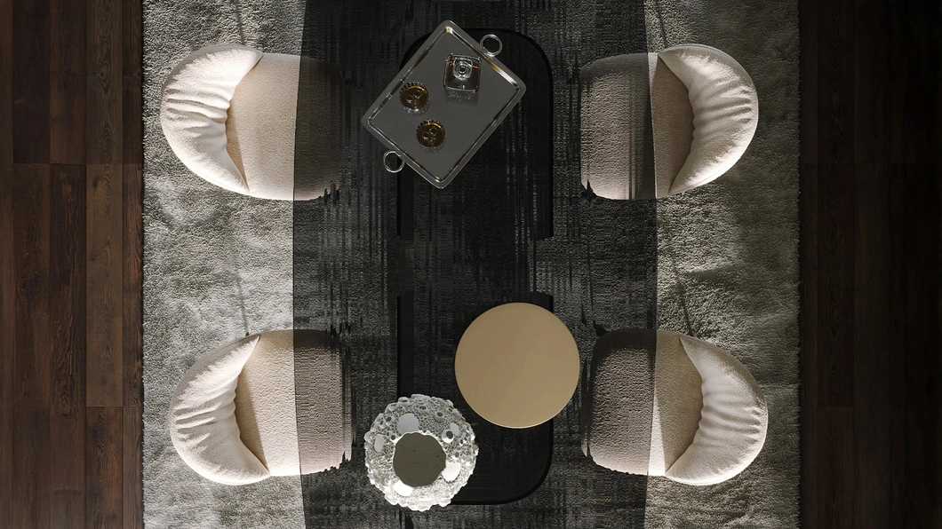 Tavolo in vetro Millerighe di Tonin Casa