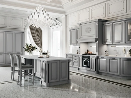 Cucina Classica con isola Ginevra 05 di Ar-Tre