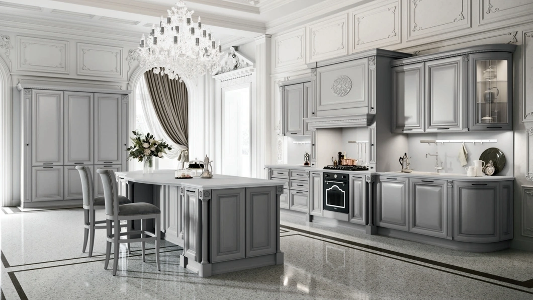 Cucina Classica con isola Ginevra 05 di Ar-Tre