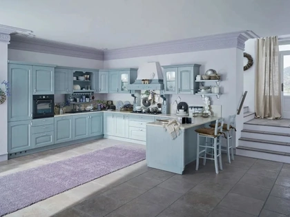 Cucina Classica con penisola Barchessa 01 di Ar-Tre