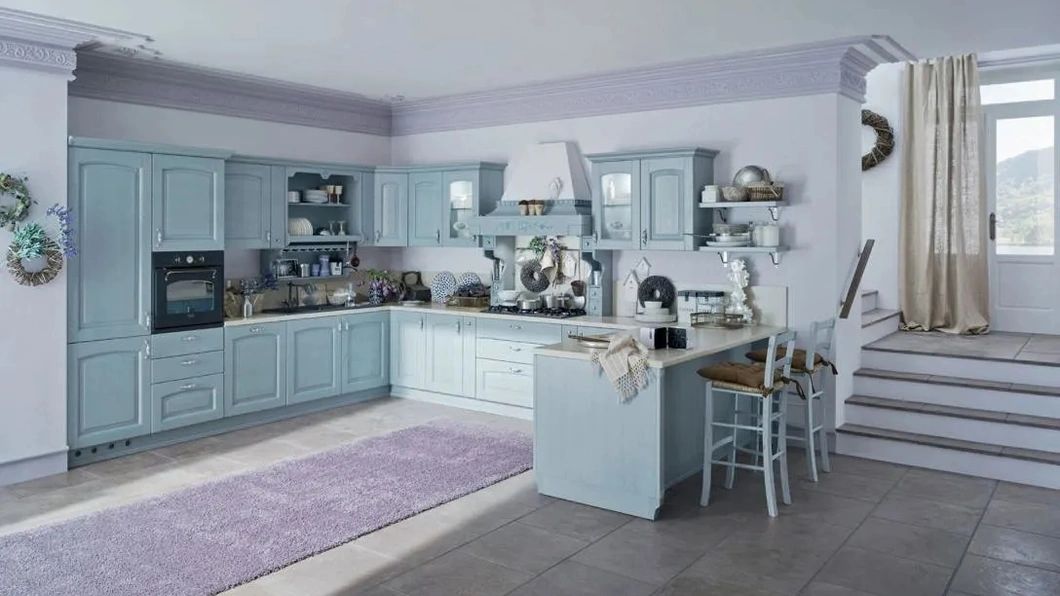 Cucina Classica con penisola Barchessa 01 di Ar-Tre