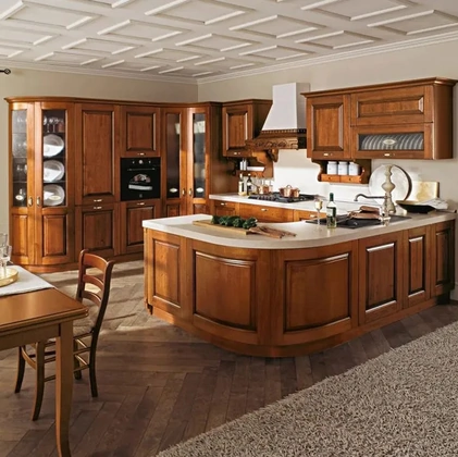 Cucina Classica con penisola Castellana 01 di Ar-Tre