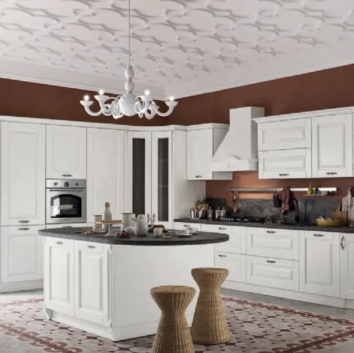 Cucina Classica in rovere ad angolo Duchessa di Ar-Tre