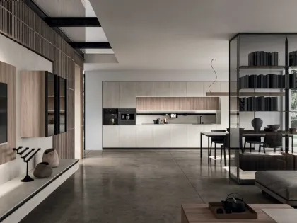 Cucina Design lineare Ak Project 02 in melaminico di Arrital